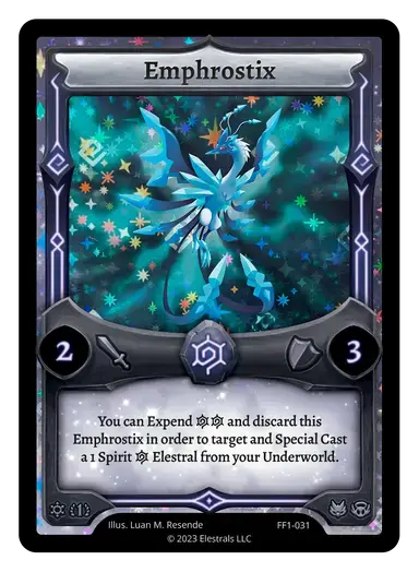 Elestrals Moonrise Fulgoryx Starter Deck with 3 Packs