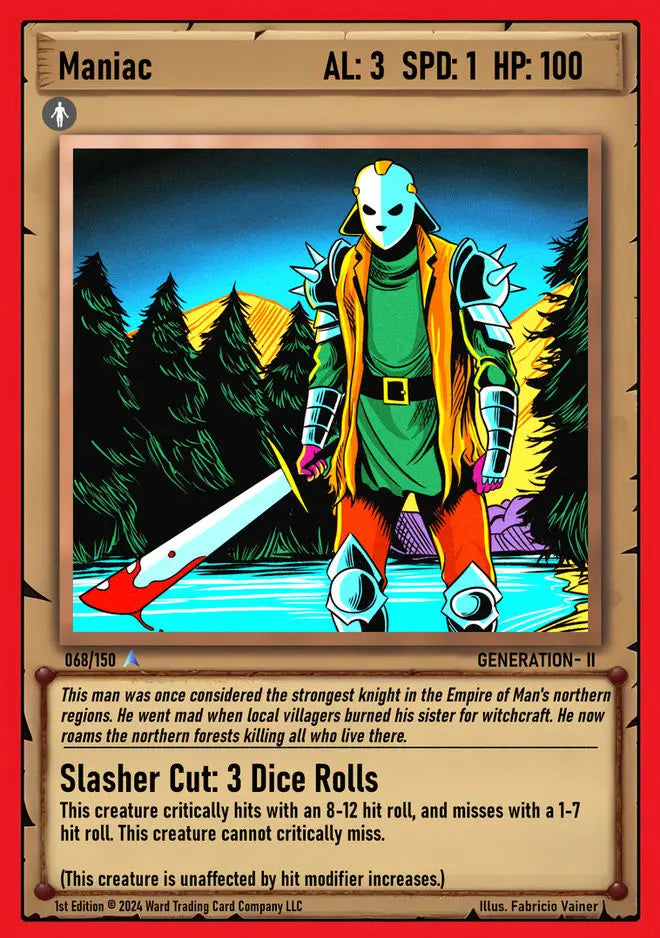 Ward TCG Single Card - Maniac #068