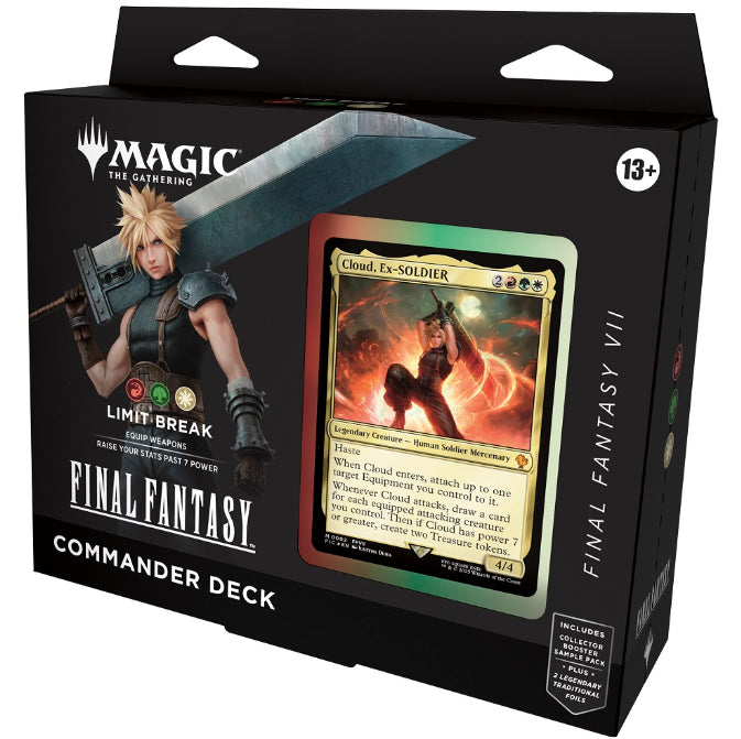 Magic the Gathering Final Fantasy Cloud Ex Soldier Commander Deck ( Ships 6/13/25 )