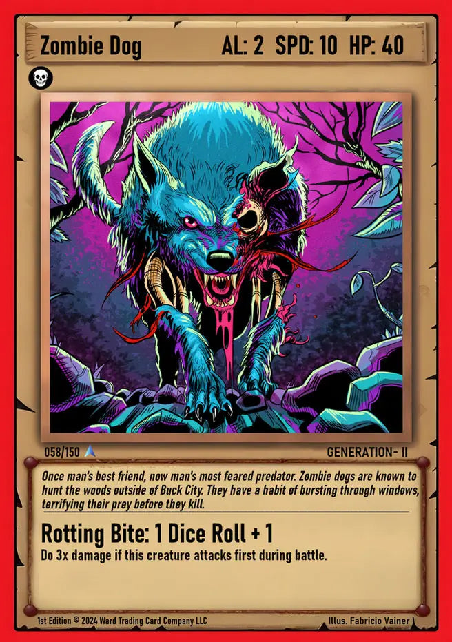 Ward TCG Single Card - Zombie Dog #058