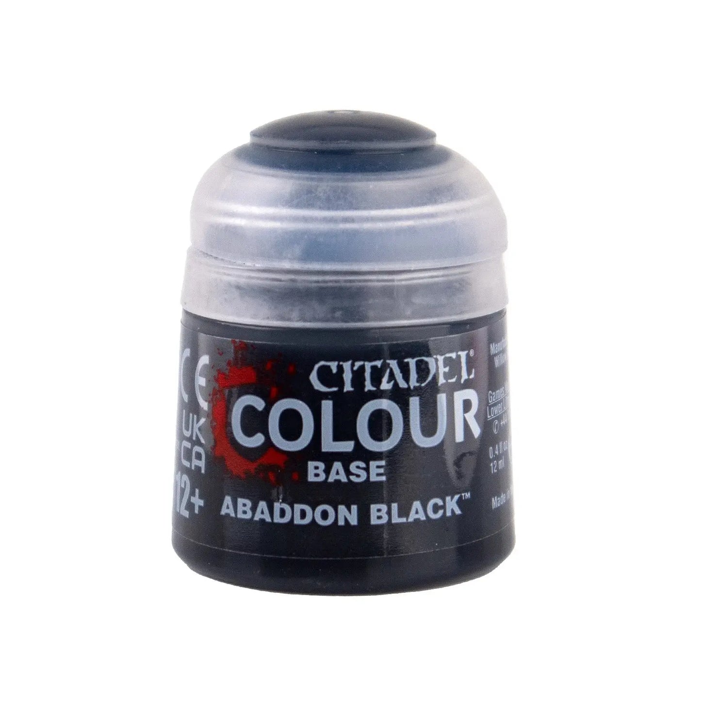 Citadel Paint Base Abaddon Black 12ml