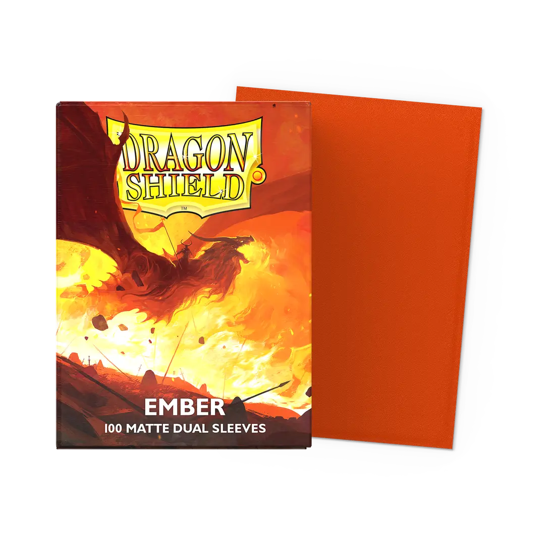 Dragon Shield 100ct Dual Matte Ember