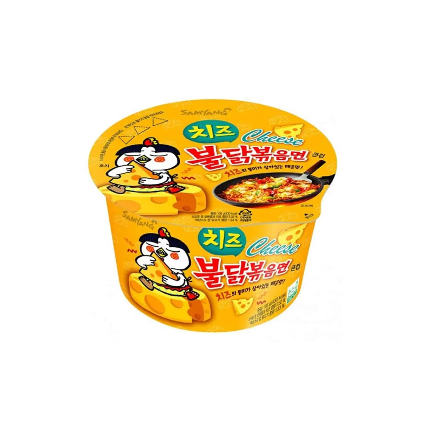Samyang Buldak Cheese Stir Fried Ramen Bowl