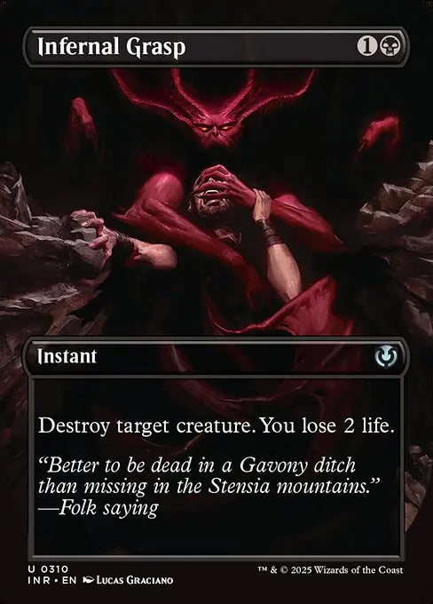 Infernal Grasp INR 310