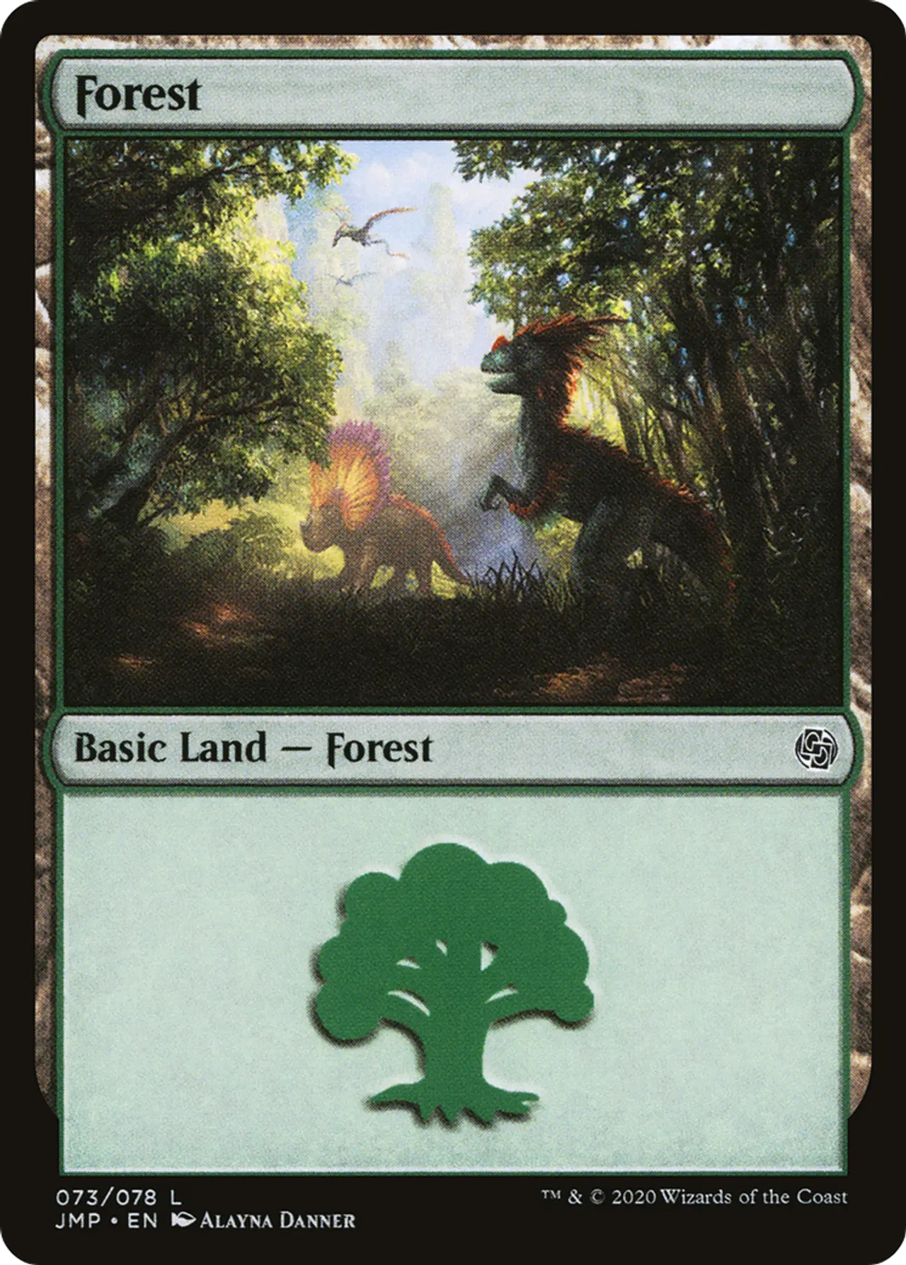 MTG Basic Forest 20 Pack - Random