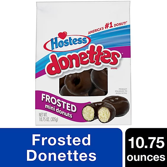 Hostess Donettes Chocolate Frosted Mini Donuts 10.5oz