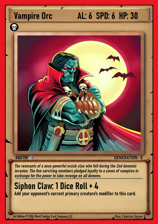 Ward TCG Single Card - Vampire Orc #060