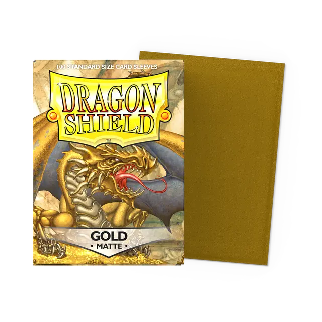 Dragon Shield 100ct Matte Gold