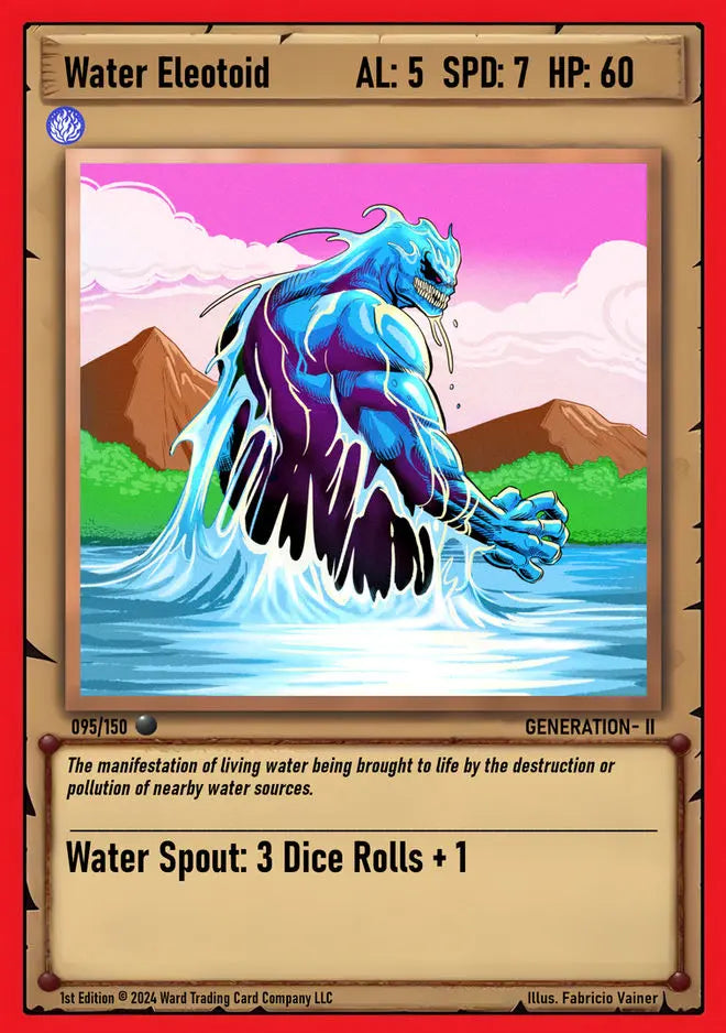 Ward TCG Single Card - Water Eleotoid #095