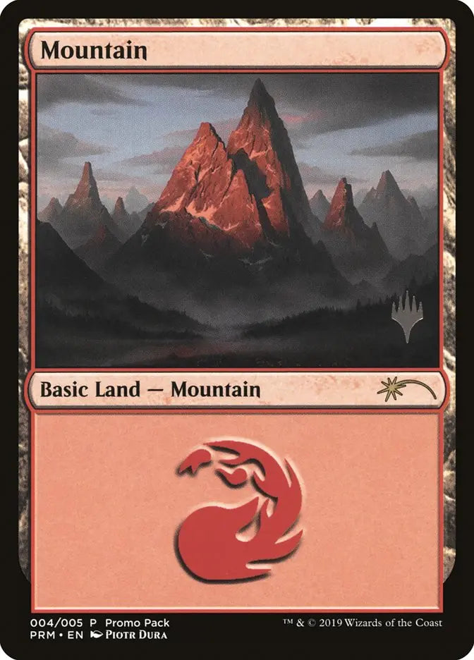 MTG Basic Mountain 20 Pack - Random