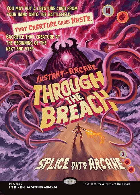 Through the Breach INR ★ 487 Foil Poster