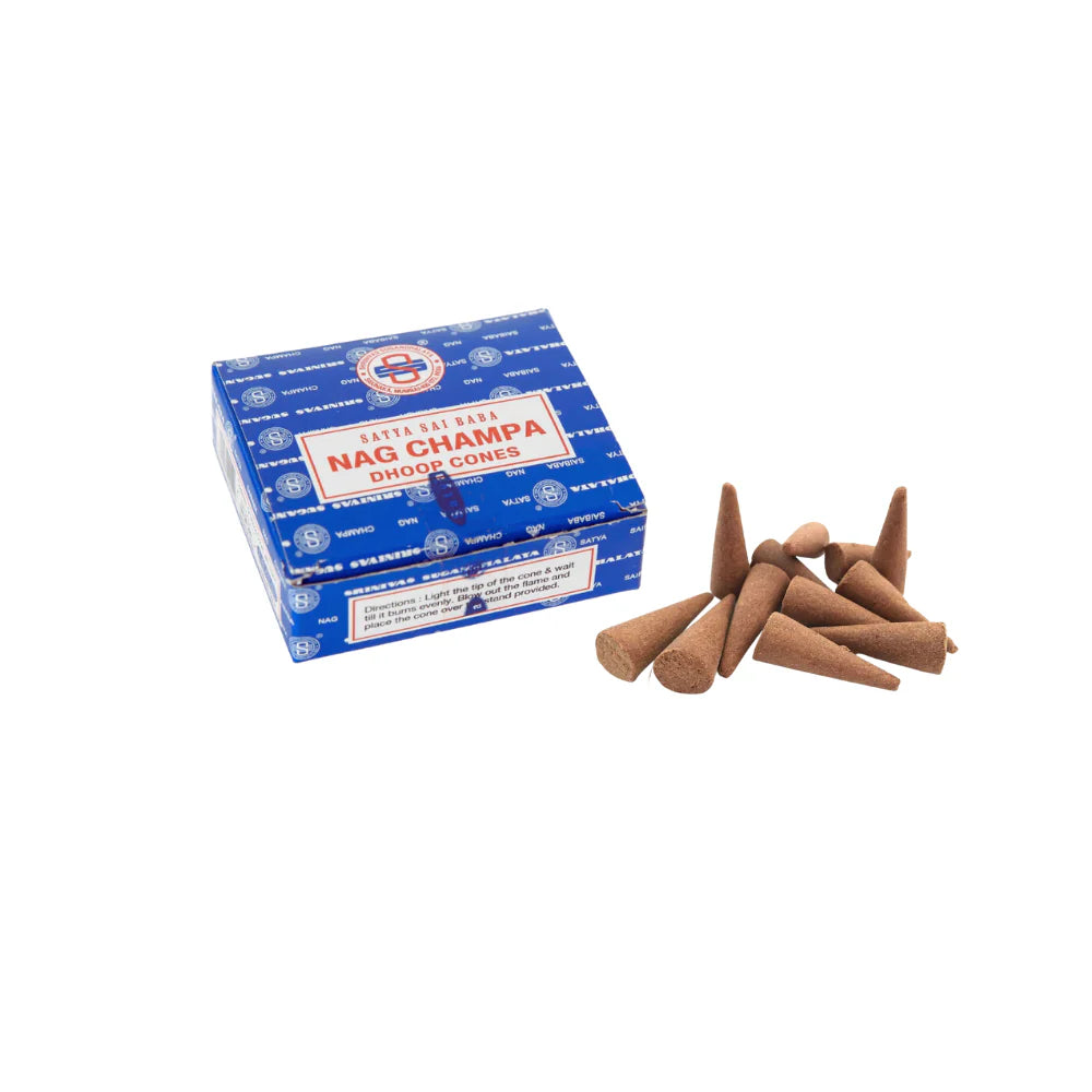 Satya Nag Champa Dhoop Cones 12 Pack