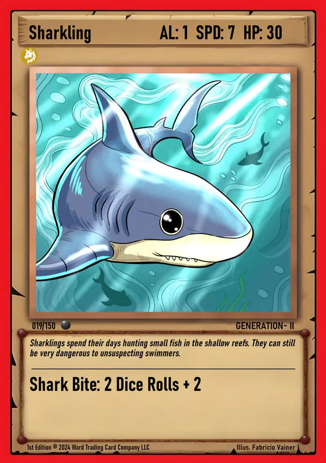 Ward TCG Single Card - Sharkling #019