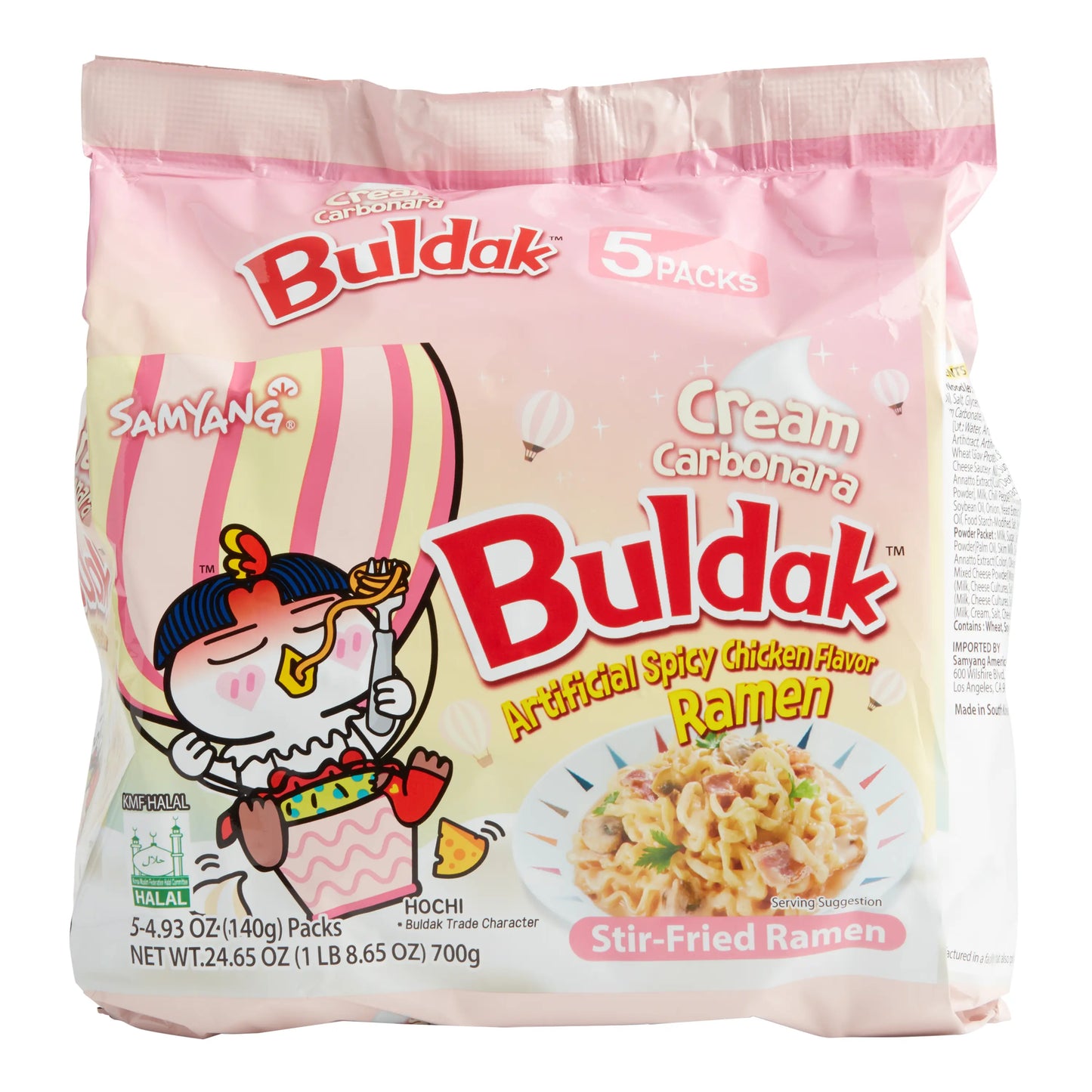 Samyang Buldak Cream Carbonara 5 Pack