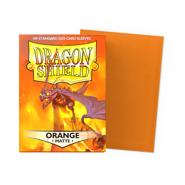 Dragon Shield 100ct Matte Orange