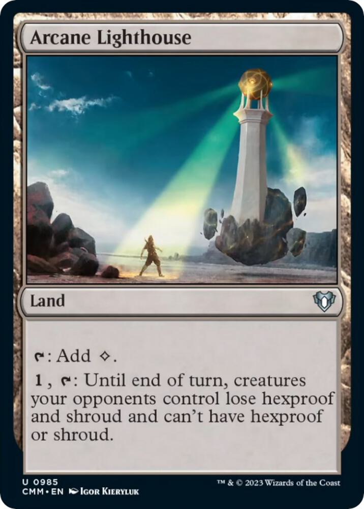 MTG Arcane Lighthouse CMM 985