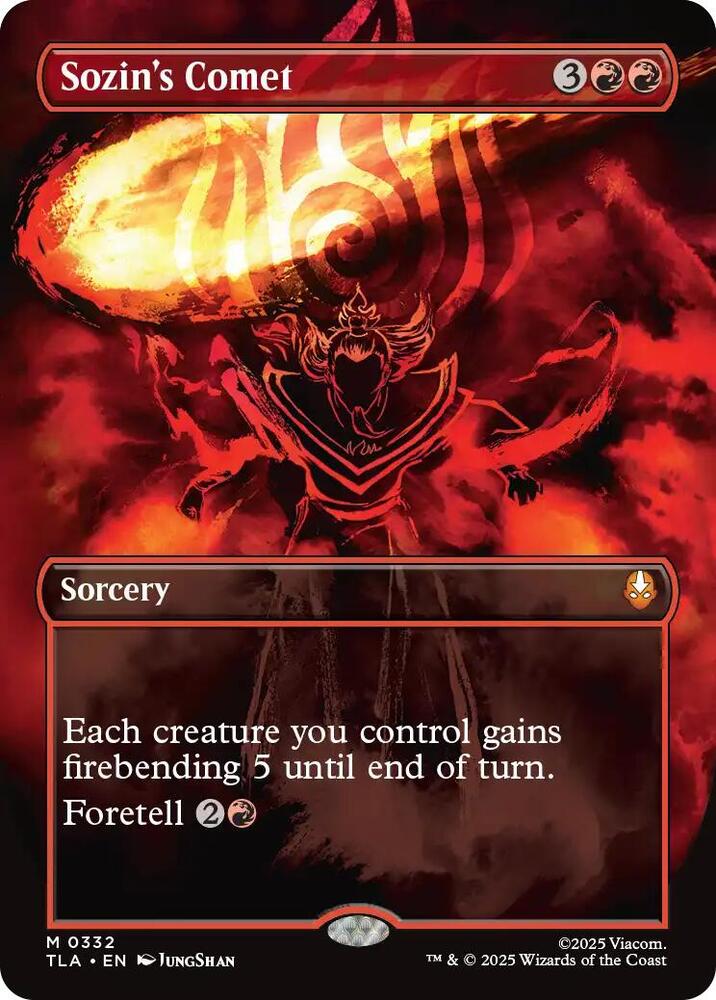 MTG Sozin's Comet TLA 332