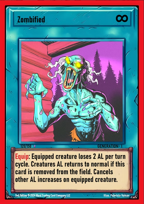 Ward TCG - Zombified GEN1 #120