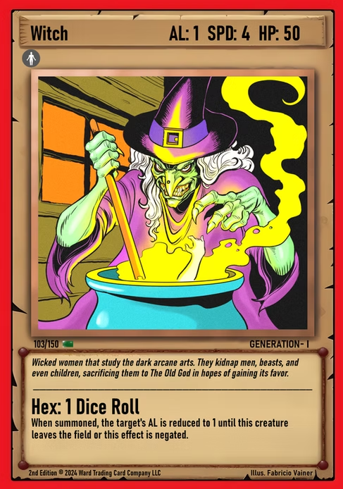 Ward TCG - Witch ✦ Foil GEN1 #103F