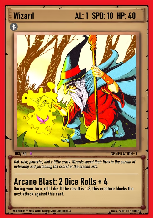 Ward TCG - Wizard GEN1 #018
