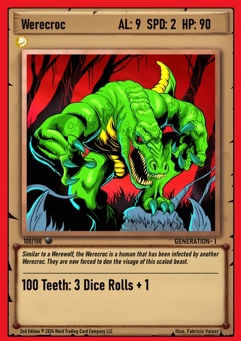 Ward TCG - Werecroc GEN1 #100