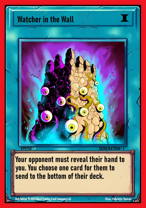 Ward TCG - Watcher in the wall ✦ Foil GEN1 #099F