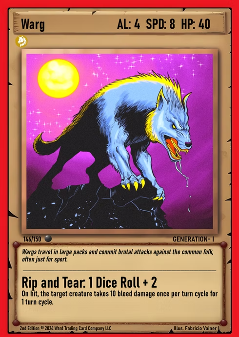Ward TCG - Warg GEN1 #146