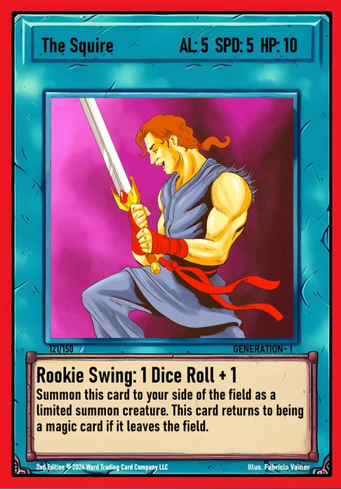 Ward TCG - The Squire ✦ Foil GEN1 #121F