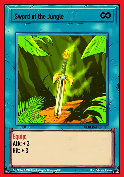 Ward TCG - Sword of The Jungle ✦ Foil GEN1 #111F