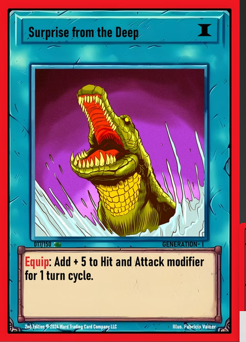 Ward TCG - Surprise From The Deep GEN1 #017