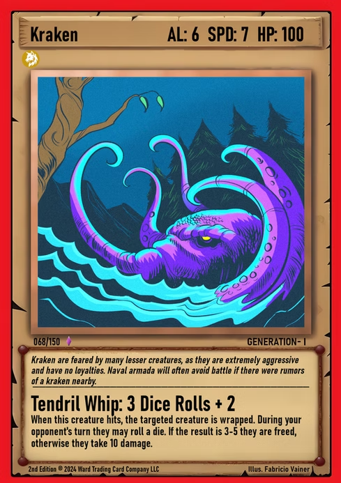 Ward TCG - Kraken GEN1 #068