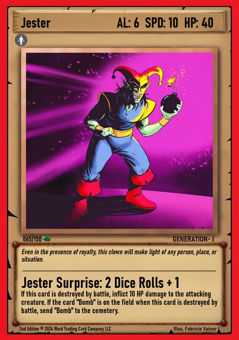 Ward TCG - Jester ✦ Foil GEN1 #065F
