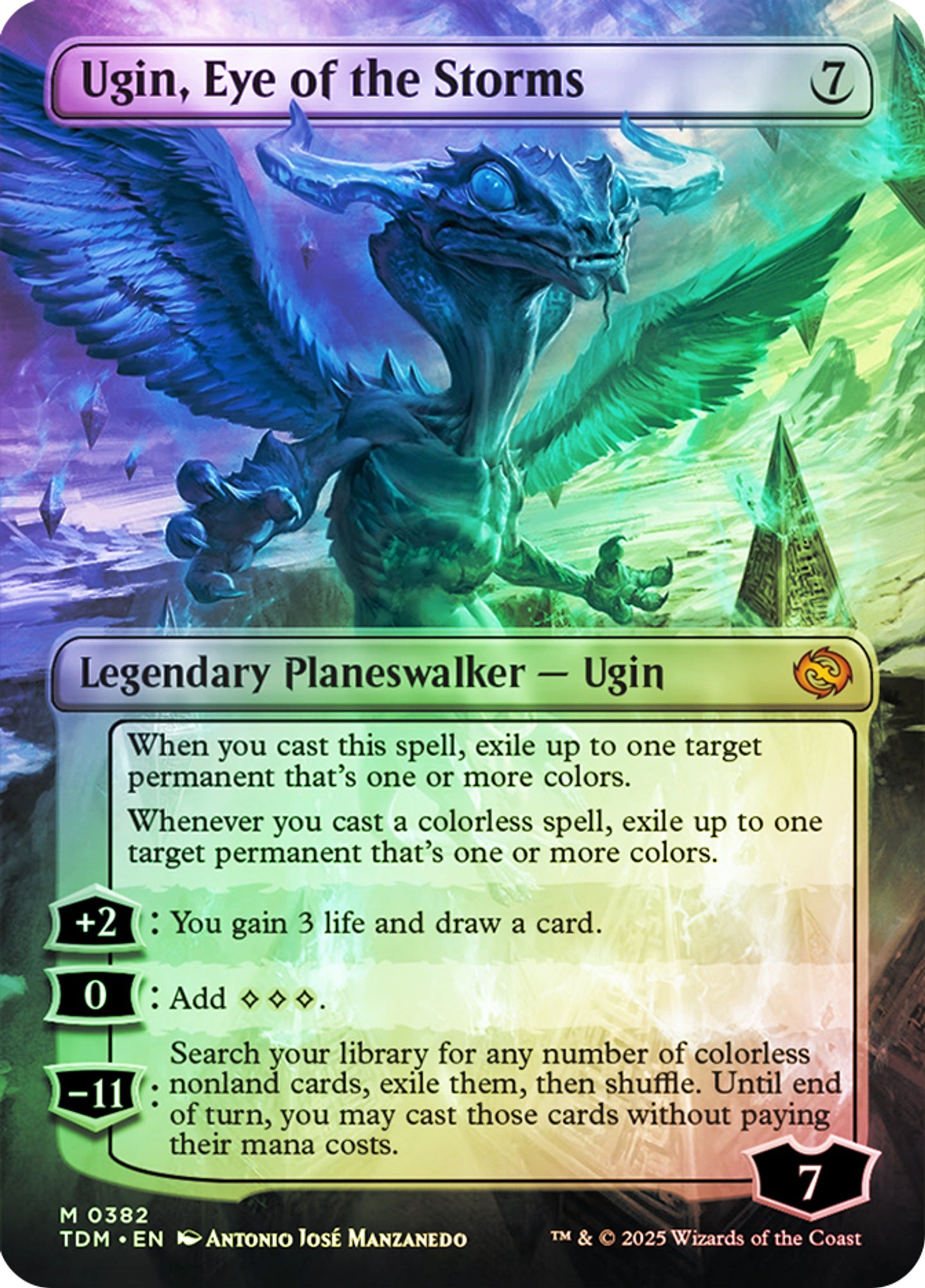 Ugin, Eye of the Storms TDM 382 Foil