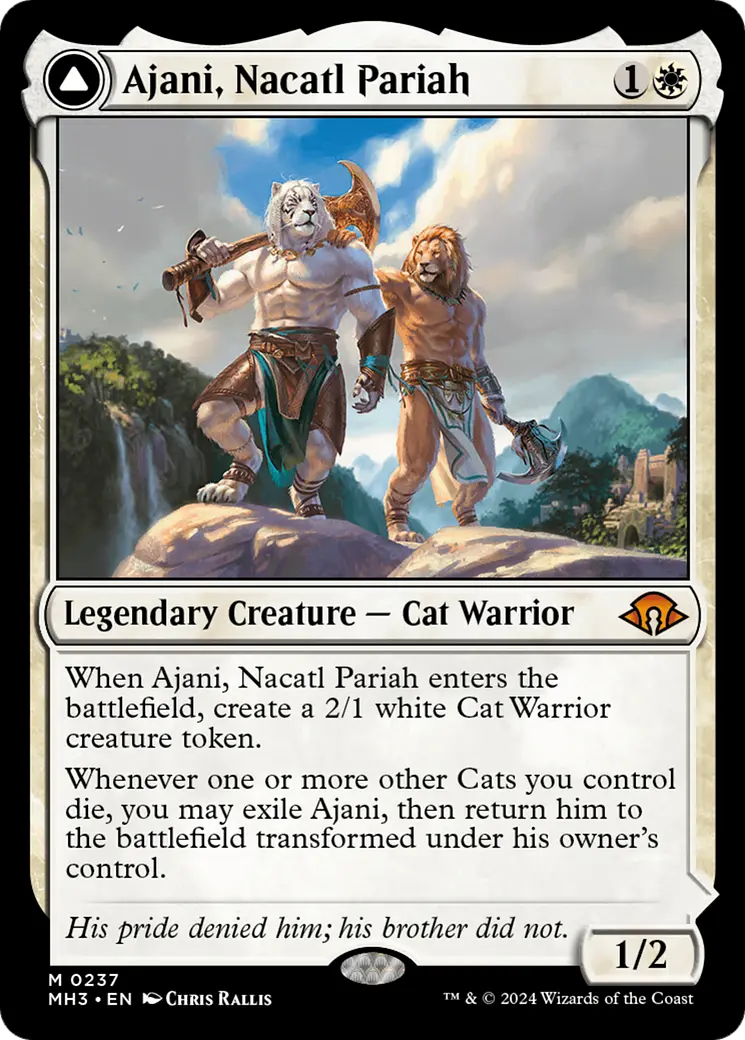 Ajani, Nacatl Pariah // Ajani, Nacatl Avenger MH3 237