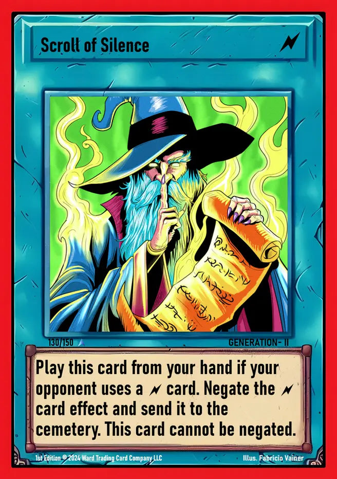 Ward TCG Single Card - Scroll of Silence #130