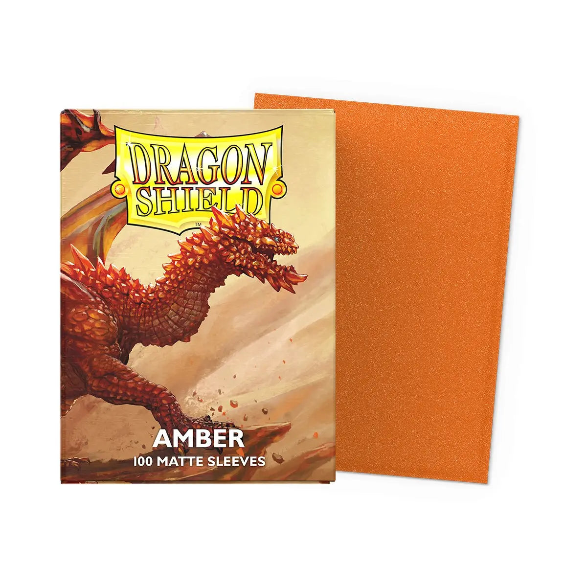 Dragon Shield 100ct Matte Amber