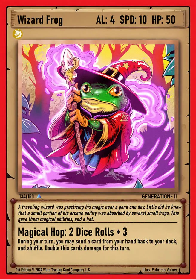 Ward TCG Single Card - Wizard Frog #134