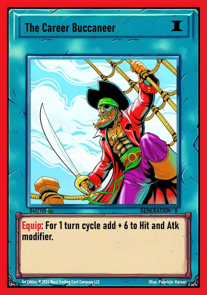 Ward TCG Single Card - The Career Buccaneer #040