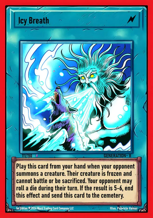 Ward TCG Single Card - Icy Breath #111