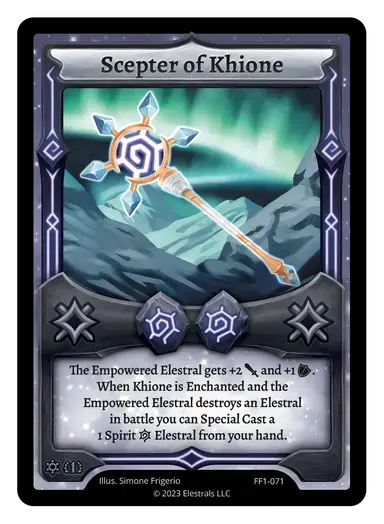 Elestrals - Scepter of Khione #071