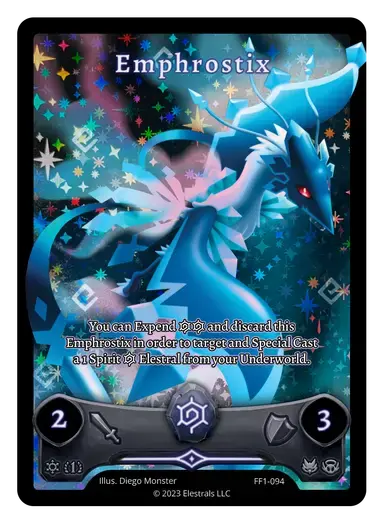 Elestrals Moonrise Posthumoose Starter Deck with 3 Packs