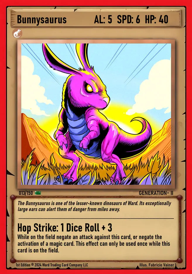 Ward TCG Single Card - Bunnysaurus