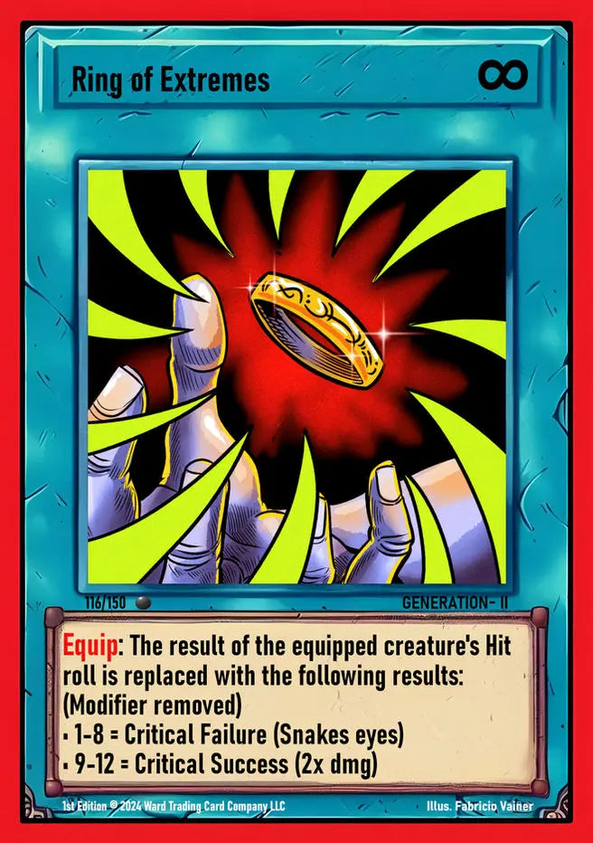 Ward TCG Single Card - Ring of Extremes #116