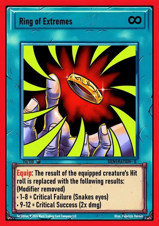 Ward TCG Single Card - Ring of Extremes #116