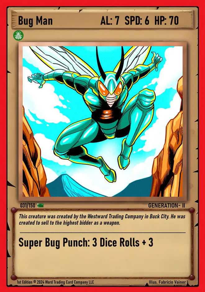 Ward TCG Single Card - Bug Man #031
