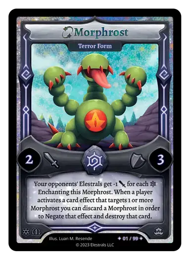 Elestrals - Morphrost - Terror Form Serialized Stellar