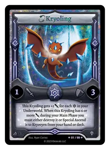 Elestrals - Kryoling Serialized Stellar