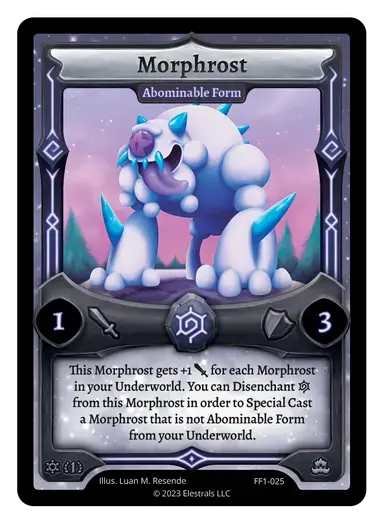 Elestrals - Morphrost - Abominable Form #025