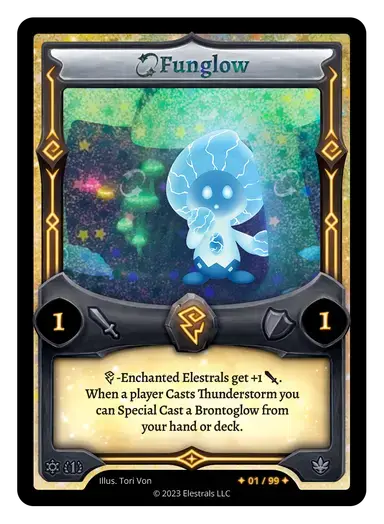 Elestrals - Funglow Serialized Stellar