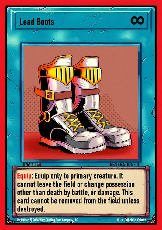 Ward TCG Single Card - Lead Boots #076